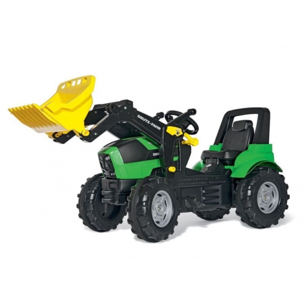 Детский педальный трактор Rolly Toys Зеленый 710034